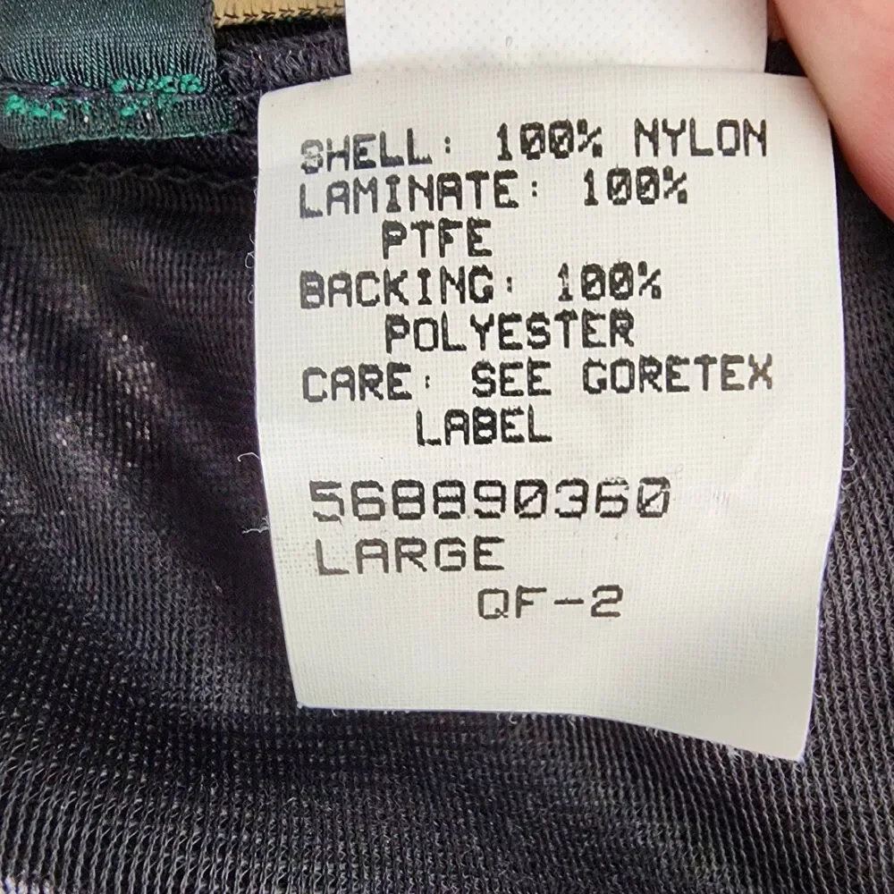 Vtg Made In USA Linksport Gore-Tex Windbreaker Jacket LG 100% Nylon Colorblock